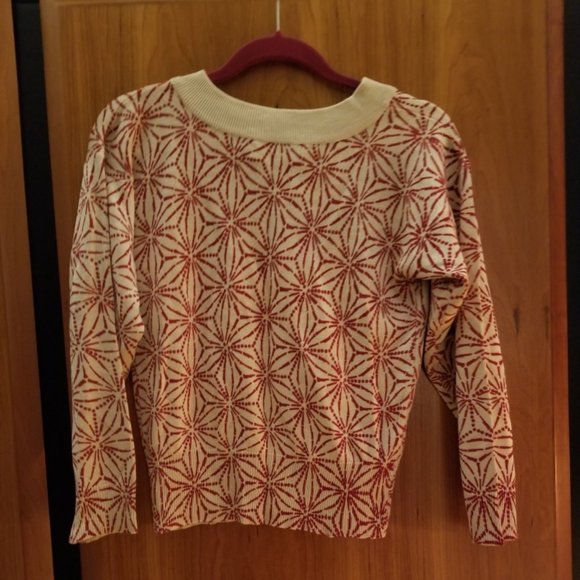 Marisa Christina 100% Silk V Neck Sweater - Picture 2 of 3